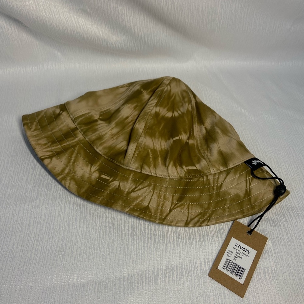 Leather Stussy Bucket Hat